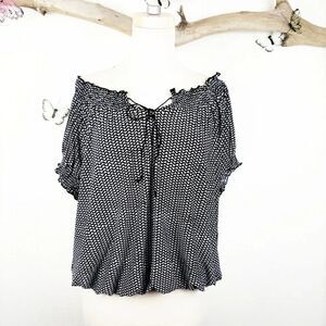 Isabella Rodriguez short sleeve peasant style top